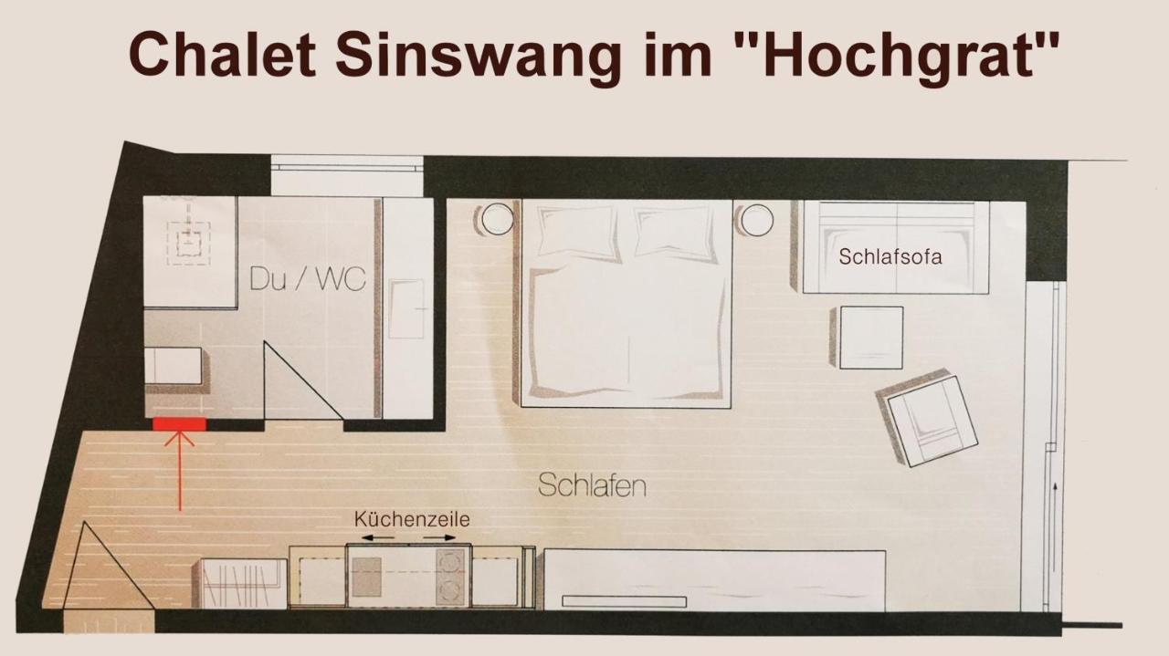 Chalet Sinswang Am Hochgrat اوبرستوفن المظهر الخارجي الصورة